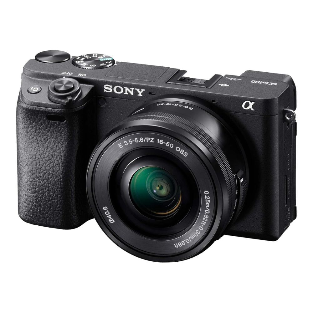 Sony Alpha A6400 24.2MP Mirrorless Camera - Refurbished_Black_Left Side_58590