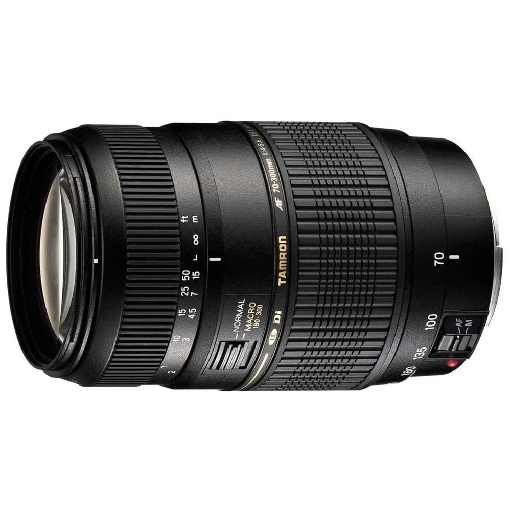 Tamron AF 70–300mm F/4.0–5.6 Di LD Macro Telephoto Zoom Lens - Refurbished_Black_Right Side_126215