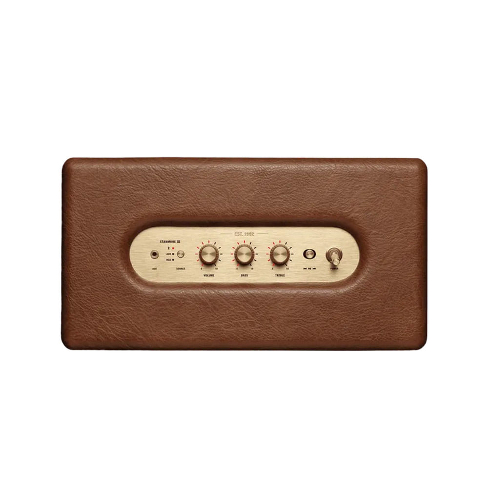 Marshall Stanmore 3 Bluetooth Speaker - Unboxed_Brown_Top_64333