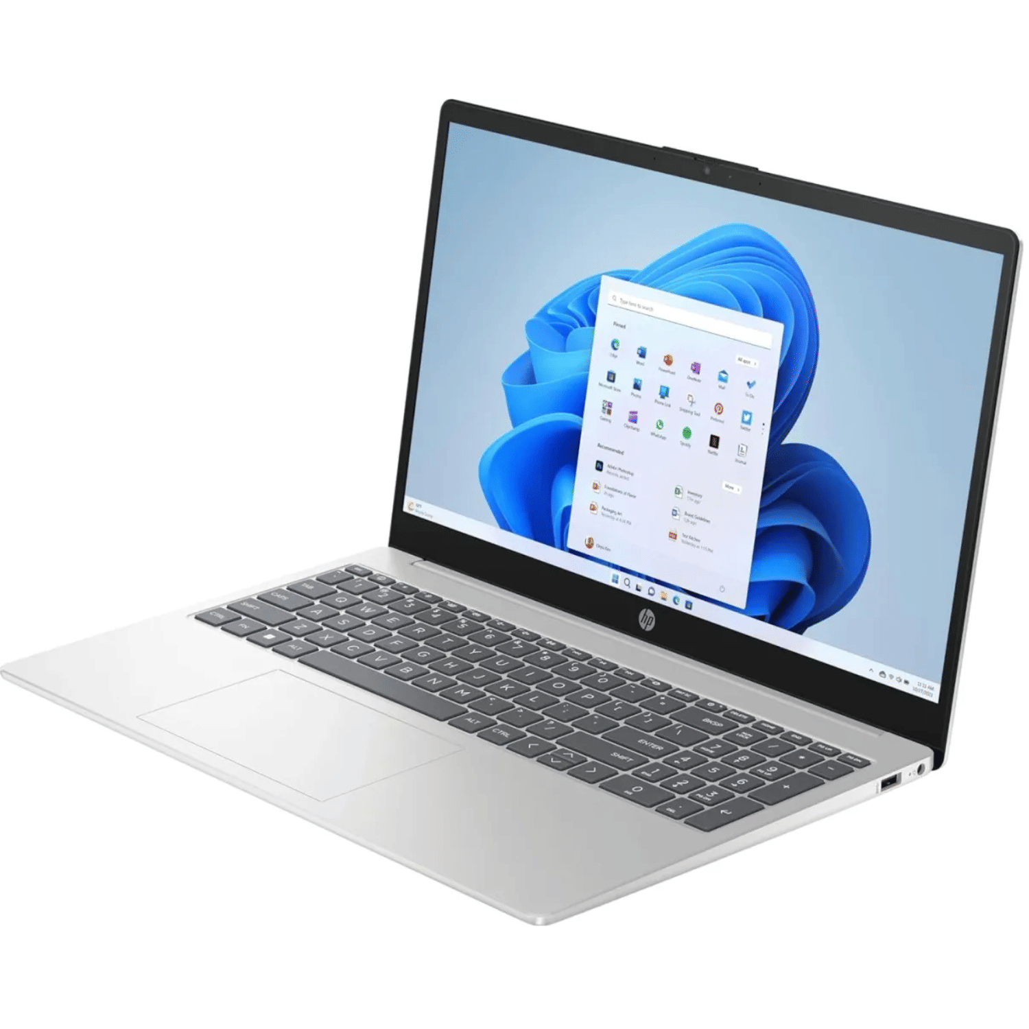 HP/Compaq HP 15 Series 15-fd0187TU (Intel Core i5 13th Gen 15.6 Inch)- Refurbished_Silver_Bottom_124456