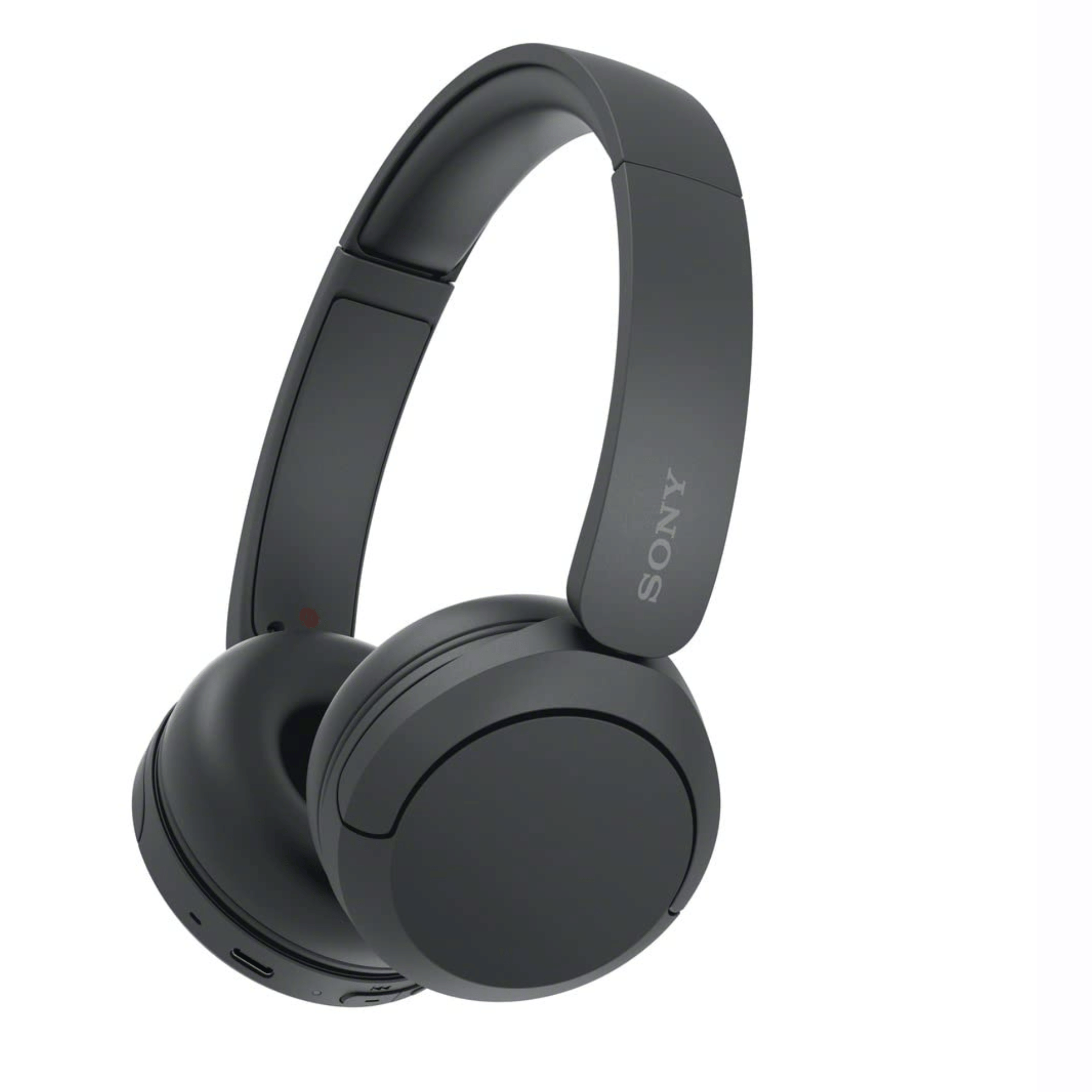 Sony WH CH520 on Ear Headphones - Refurbished_Black_Phone With Box_115233