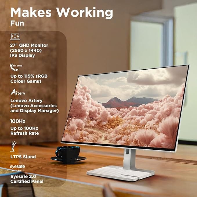 Lenovo L Series L27H - Unboxed_Grey_Top_88464