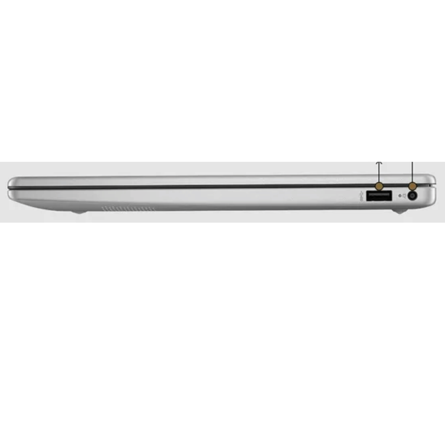 HP/Compaq HP 14 Series 14-gr0002tu (Intel Core i5 13th Gen 14 Inch)- Refurbished_Silver_Right Side_123015