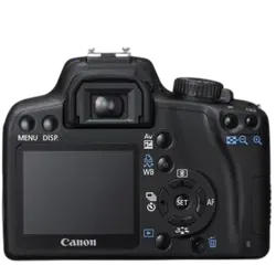 Canon EOS 1000D 10.1MP DSLR Camera - Refurbished_Black_Back_117411