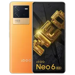 Refurbished iQOO Neo 6 5G maverick orange front