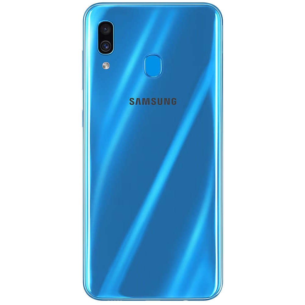 Samsung Galaxy A30 - Refurbished_Blue_Back_60438