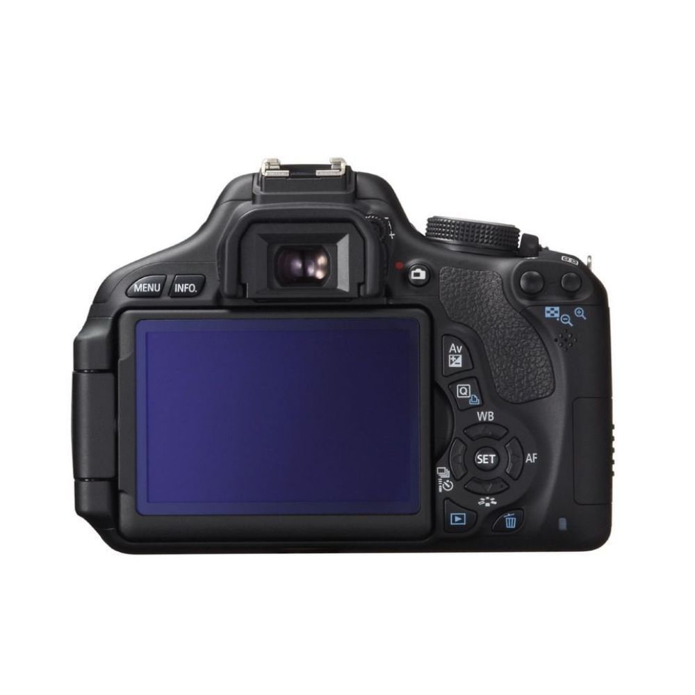 Canon EOS 600D 18MP DSLR - Refurbished_Black_Back_58275