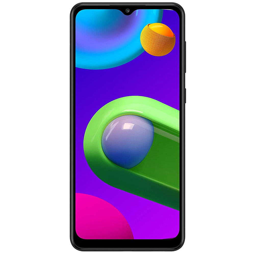 Samsung Galaxy M02 - Refurbished_Black_Front_50152