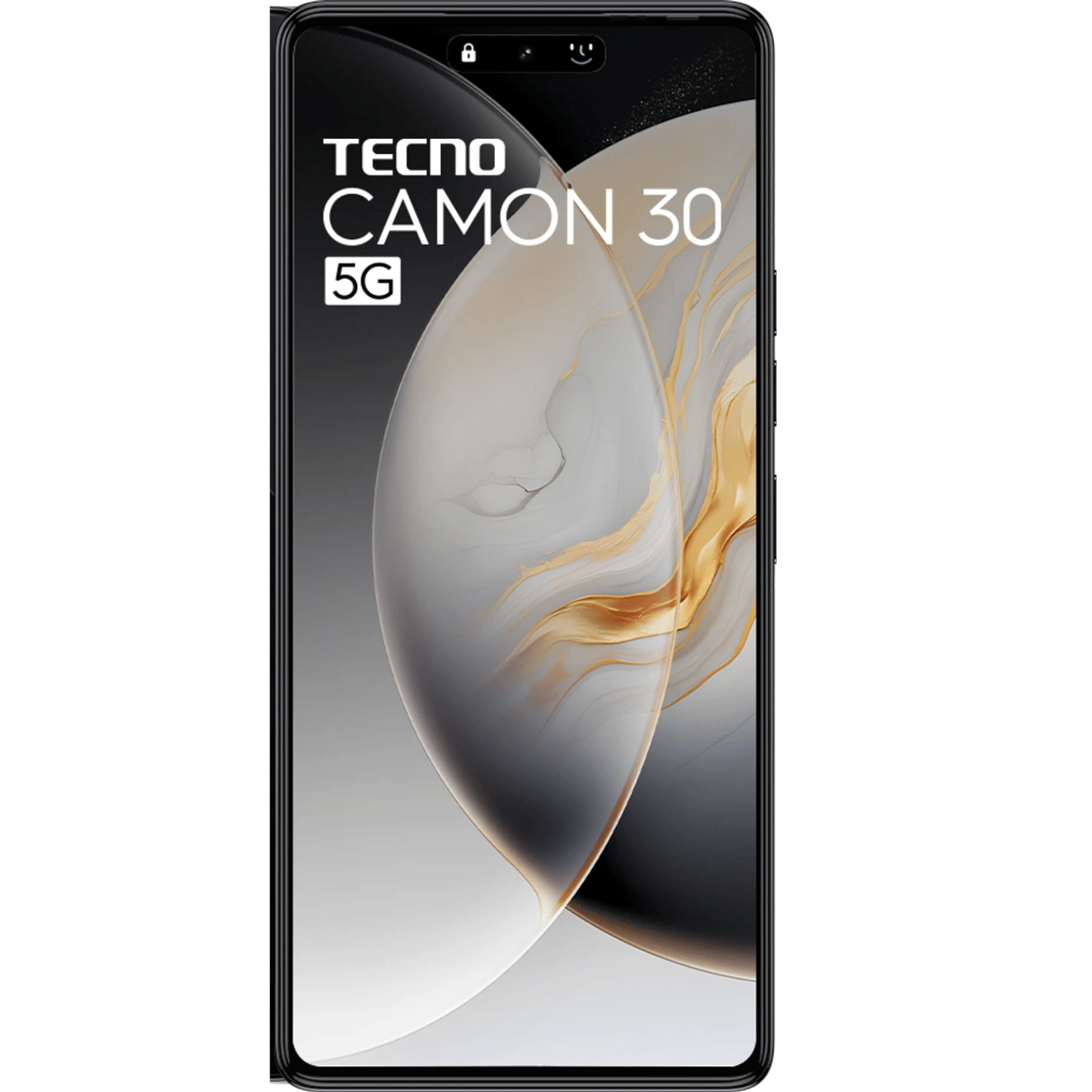 Tecno Camon 30 5G - Refurbished_Basaltic Dark_Front_112741