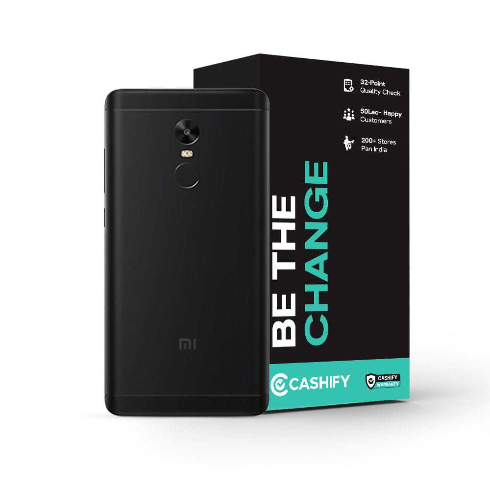 Xiaomi Redmi Note 4X - Refurbished_Black_Phone With Box_63089