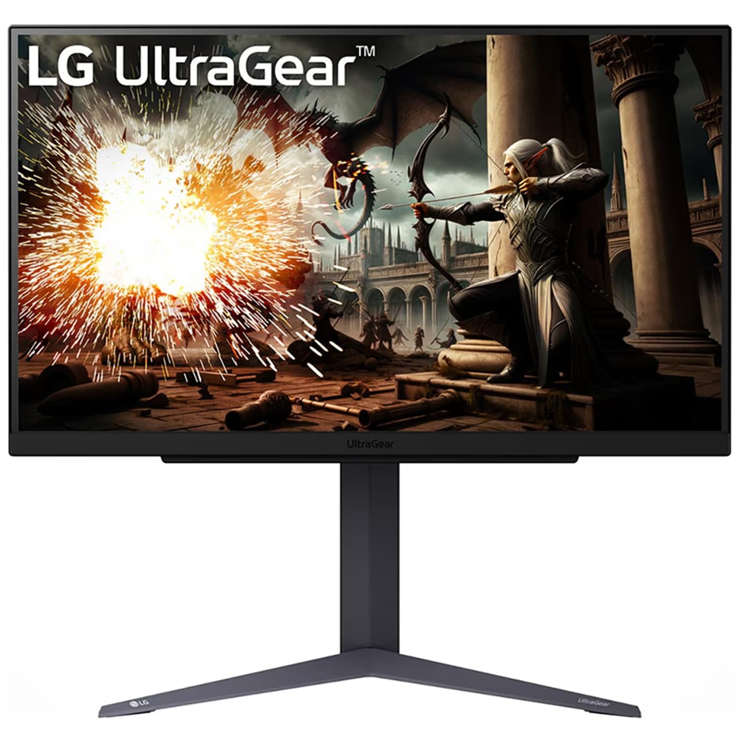 LG 27GS75Q B 27 Inch IPS 180 Hz QHD Gaming Monitor  - Unboxed_Black_Front_89666