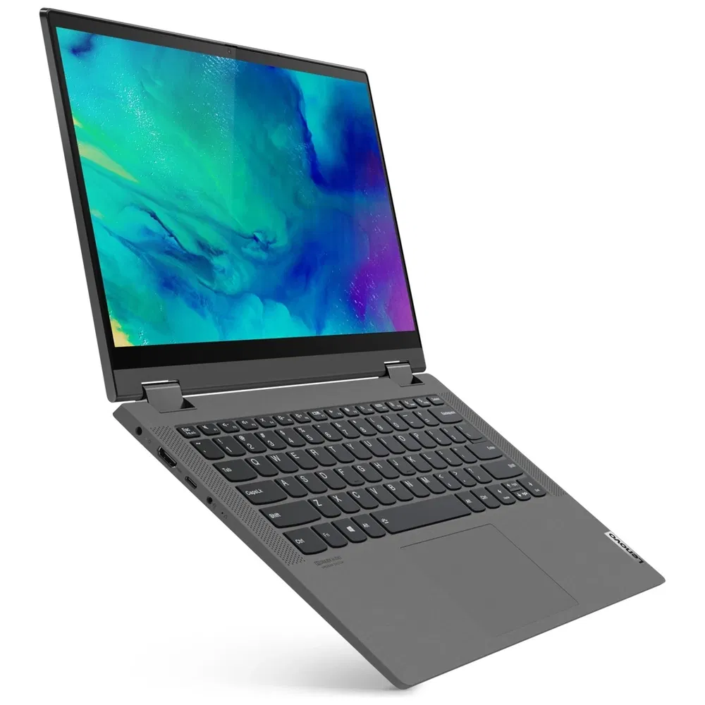 Lenovo IdeaPad Flex 5 Series 14IIL05 Touch Screen  (Intel Core i3 10th Gen 14 Inch)- Refurbished_Gray_Left Side_126087