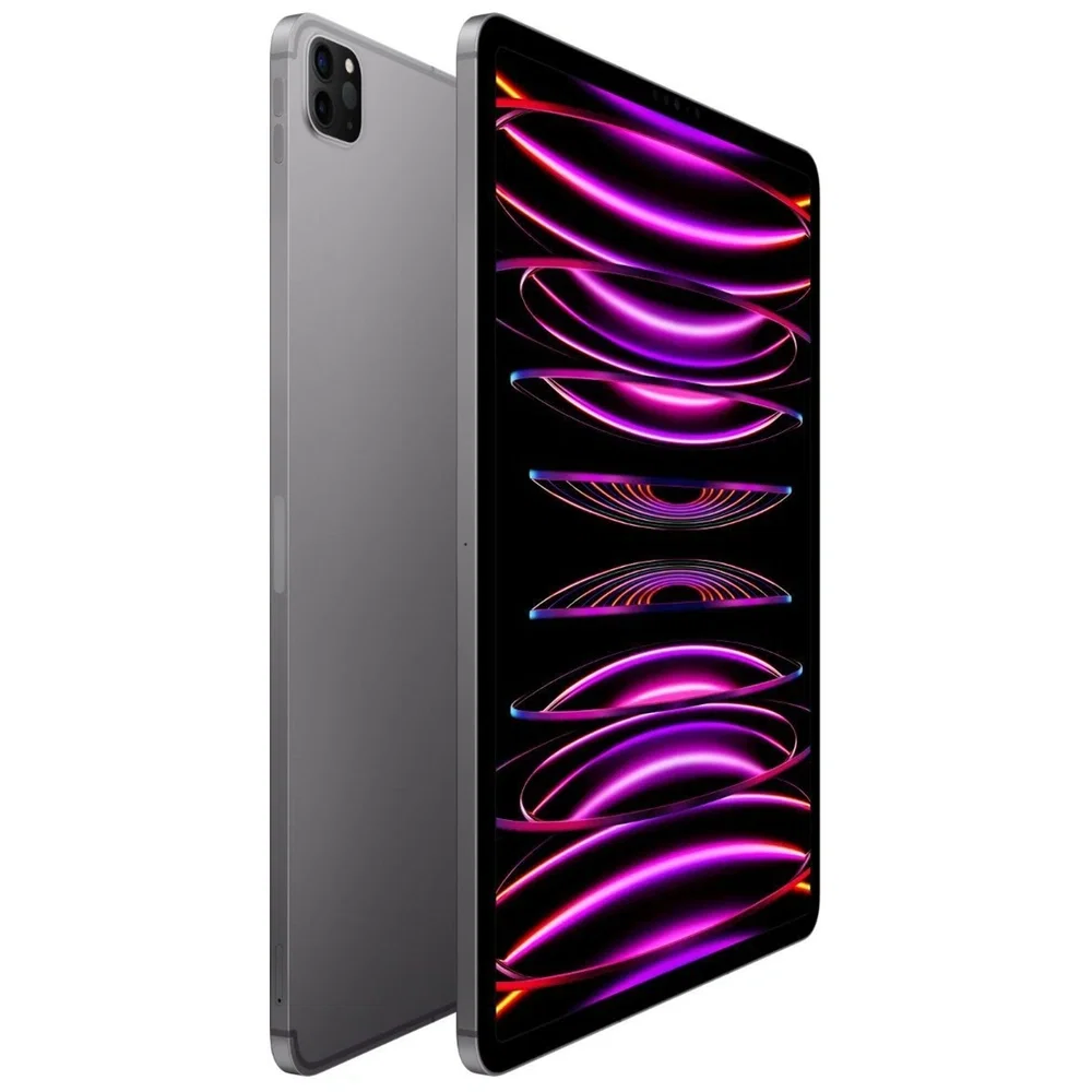 Apple iPad Pro 2022 6th Generation (12.9 inch, Wifi+Cellular)- Refurbished_Space Grey_Right Side_124489