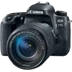 Canon EOS 77D 24.2MP DSLR - Refurbished_Black_Phone With Box_114563