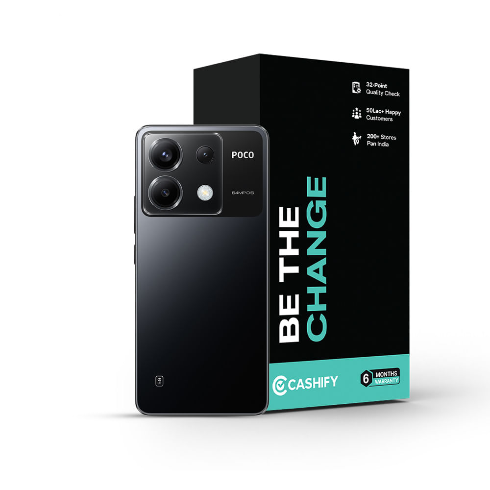 POCO X6 5G - Refurbished_Mirror Black_Phone With Box_53510