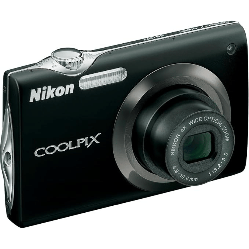 Nikon COOLPIX S3000 - Refurbished_Black_Left Side_126638