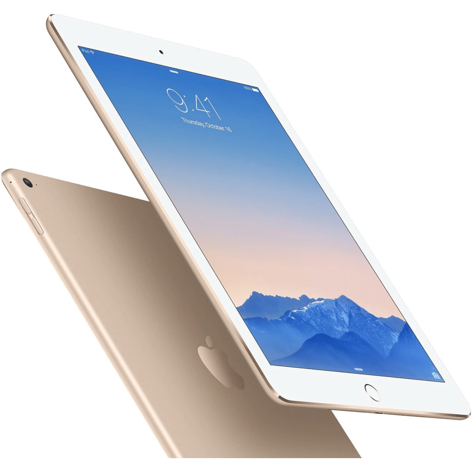 Apple iPad Air 2 2014 (9.7 inch, Wifi+Cellular)- Refurbished_Gold_Left Side_90452