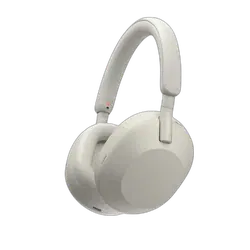 Sony WH 1000XM5 Best Active Noise Cancelling Wireless Bluetooth Over Ear Headphones - Refurbished_White_Front_115281