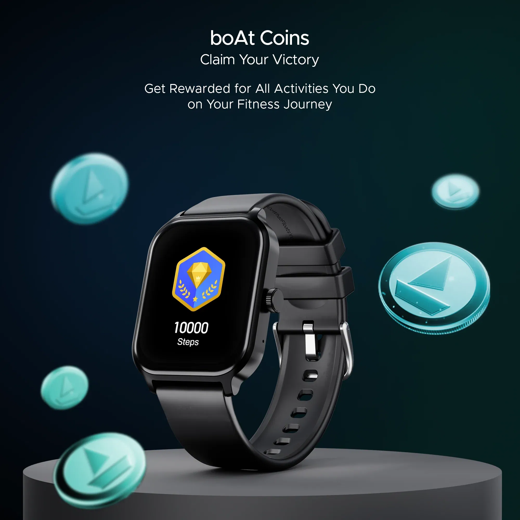 Boat Storm Call 3 Plus - Smart Watch_Active Black_Back_114433