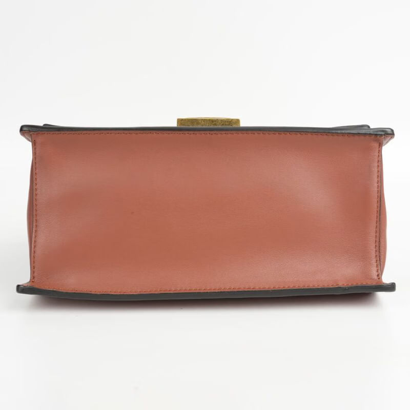 Fendi Vitello Grace Matte F Is Fendi Kan U Shoulder Luxury Bag - Pre-Loved - Brown - Refurbished_Brown_Bottom_64390
