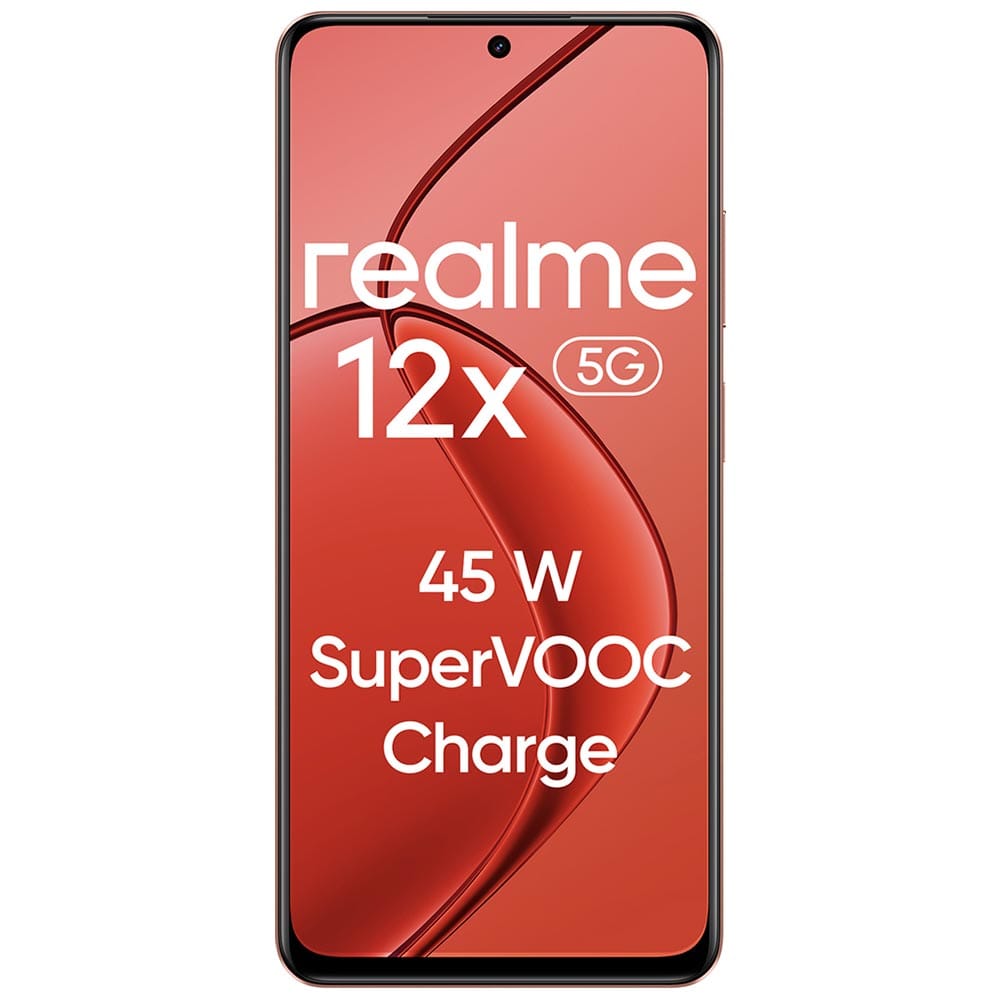 Realme 12x 5G - Refurbished_Coral Red_Front_52222