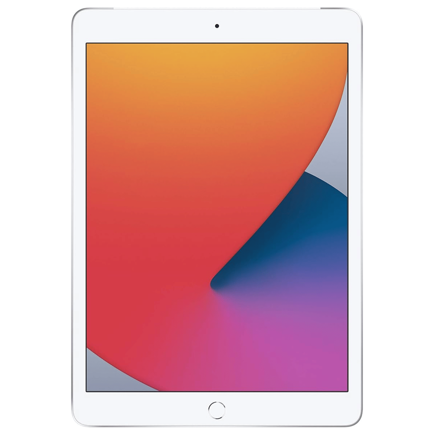 Apple iPad 2020 8th Generation (10.2 inch, Wifi+Cellular)- Refurbished_Silver_Front_114206