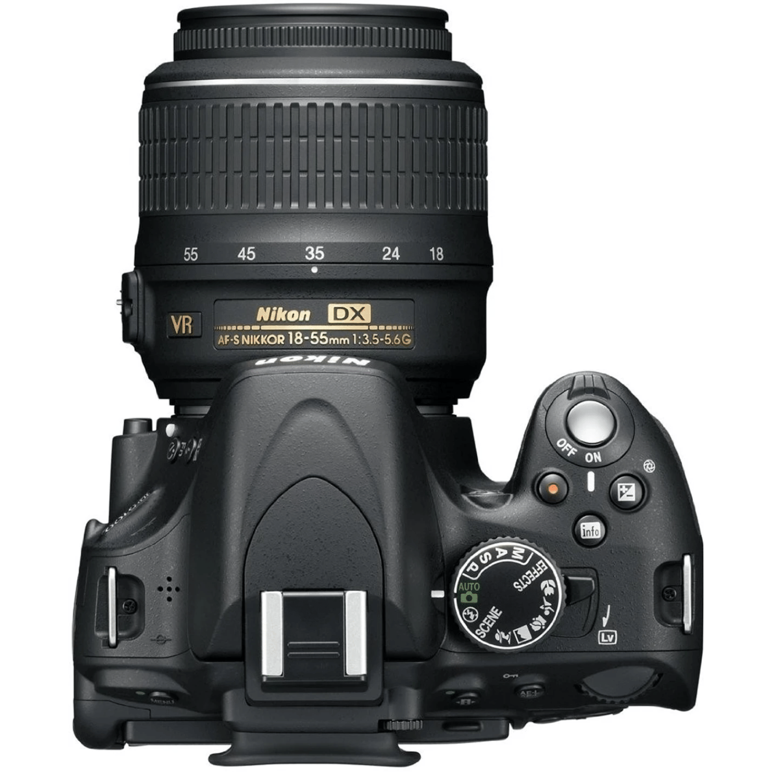 Nikon D5100 16.2MP DSLR - Refurbished_Black_Top_114576