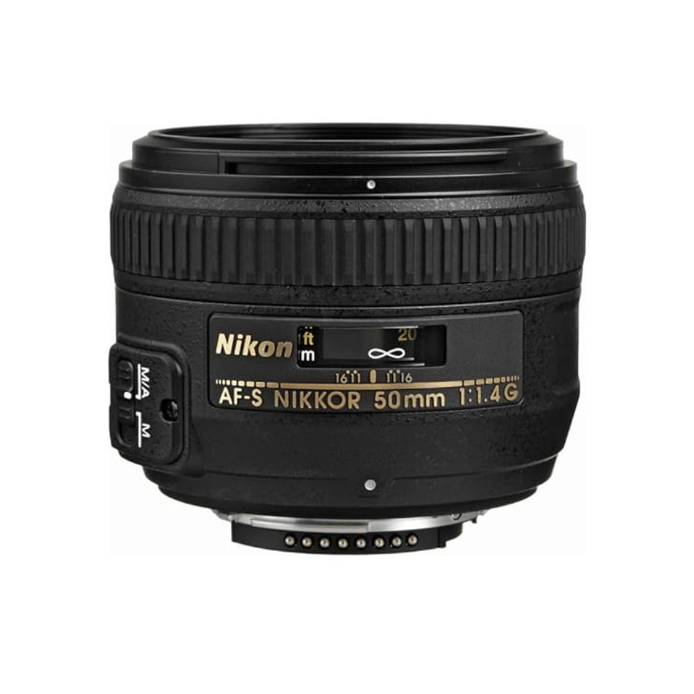 Nikon AF-S 50mm f/1.4G Prime Standard Zoom Lens - Refurbished Good - Black - Refurbished