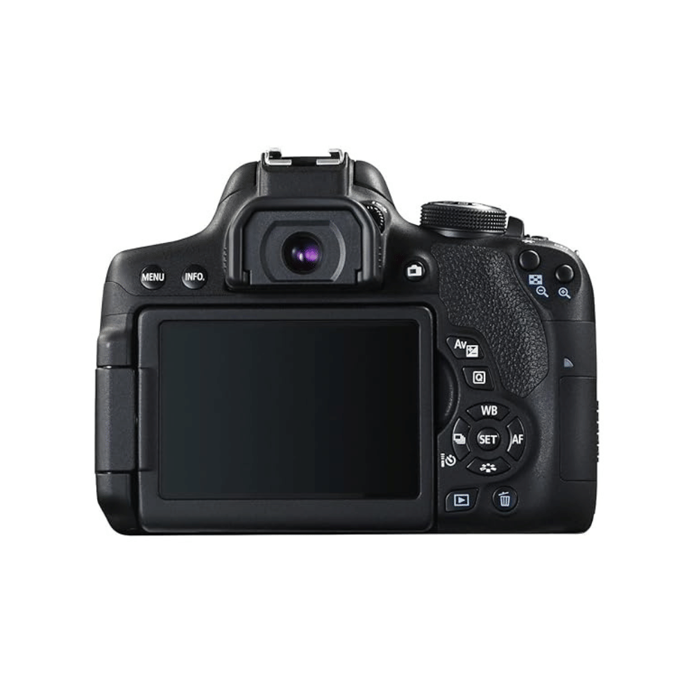 Canon EOS 750D 24.2MP DSLR - Refurbished_Black_Back_88683