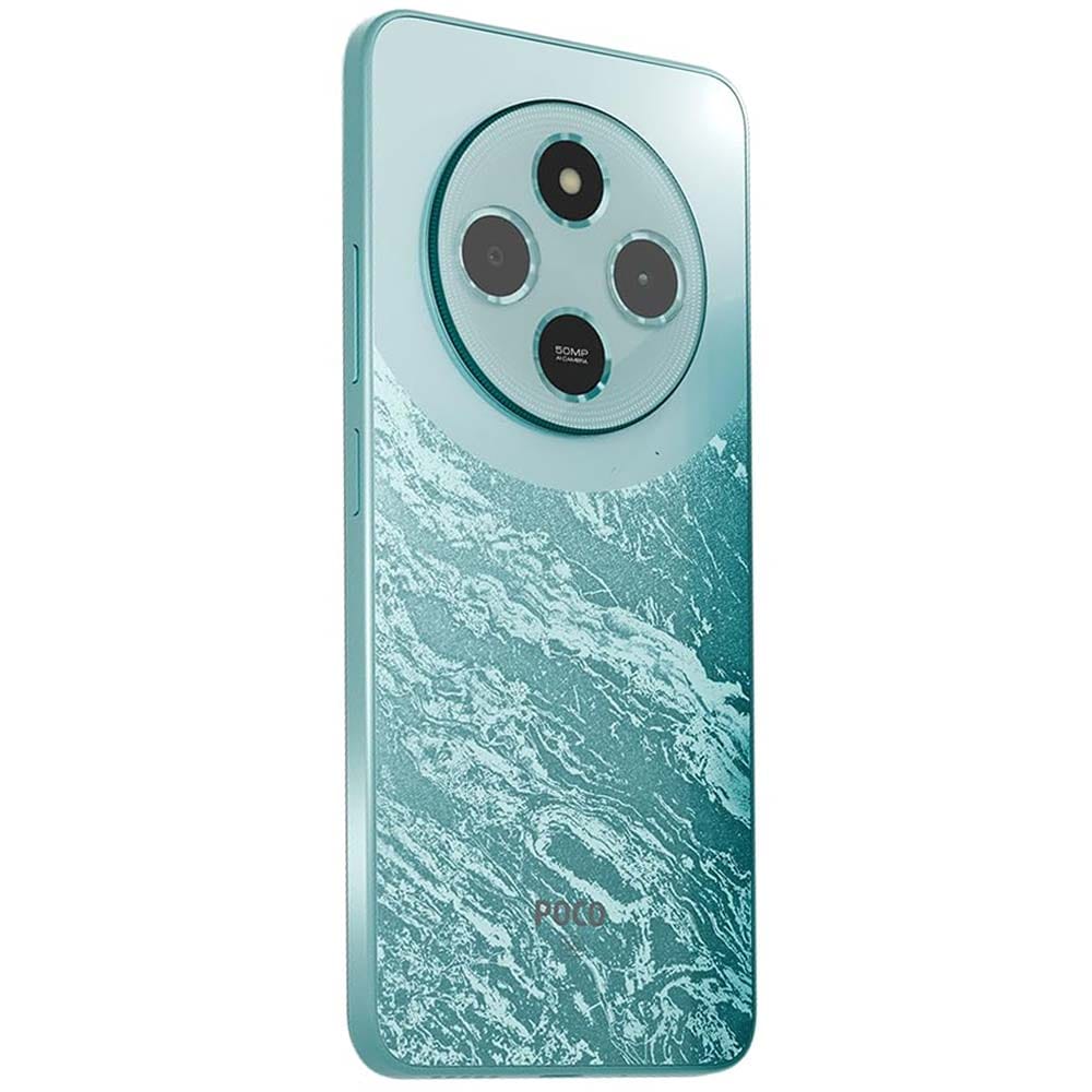 POCO C75 5G - Refurbished_Aqua Blue_Back_88029