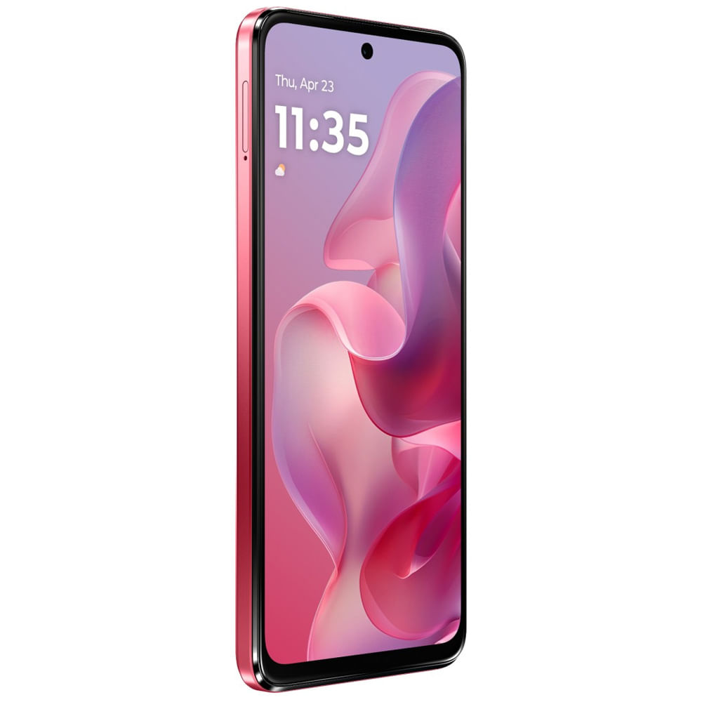 Motorola Moto G64 5G - Refurbished_Berry Red_Left Side_50776