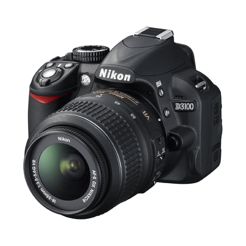 Nikon D3100 14.2MP DSLR - Refurbished_Black_Front_63848