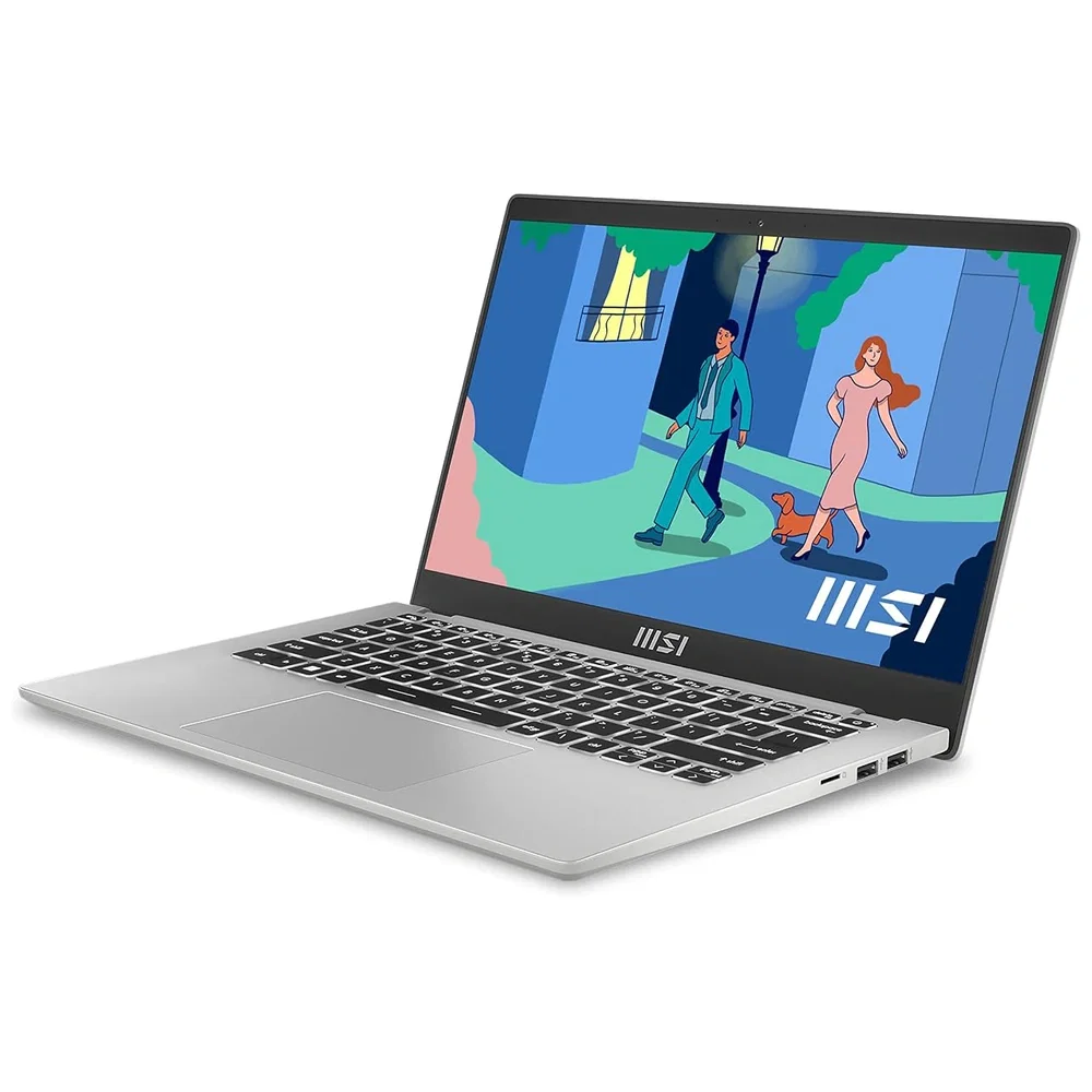 MSI Modern Series 14 C13M (Intel Core i3 13th Gen 14 Inch)- Refurbished_Silver_Right Side_133041