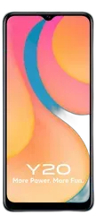 Vivo Y20 - Refurbished_Purist Blue_Front_87599