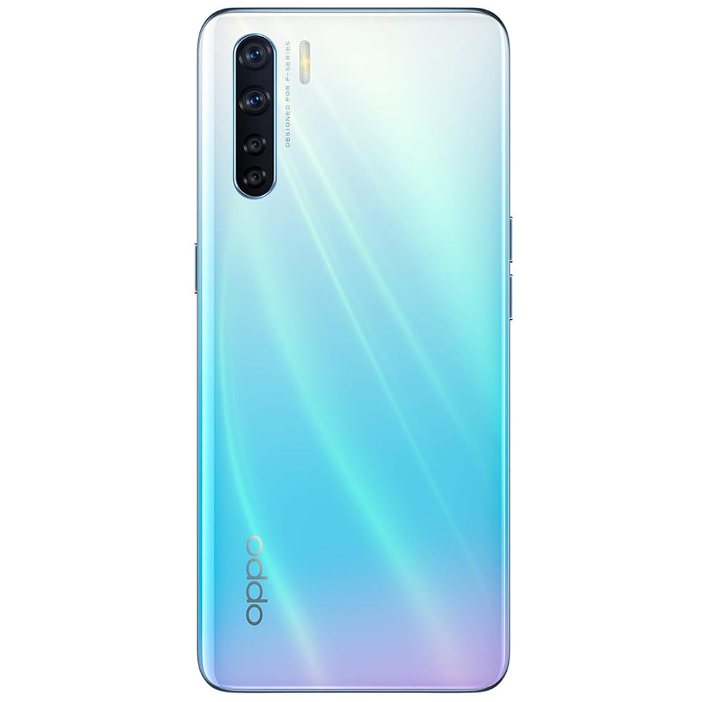 OPPO F15 - Refurbished_Unicorn White_Back_46779