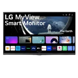 LG MyView 27SR50F 27 Inch 60 Hz Smart Full HD IPS Monitor - Unboxed_Black_Front_112917