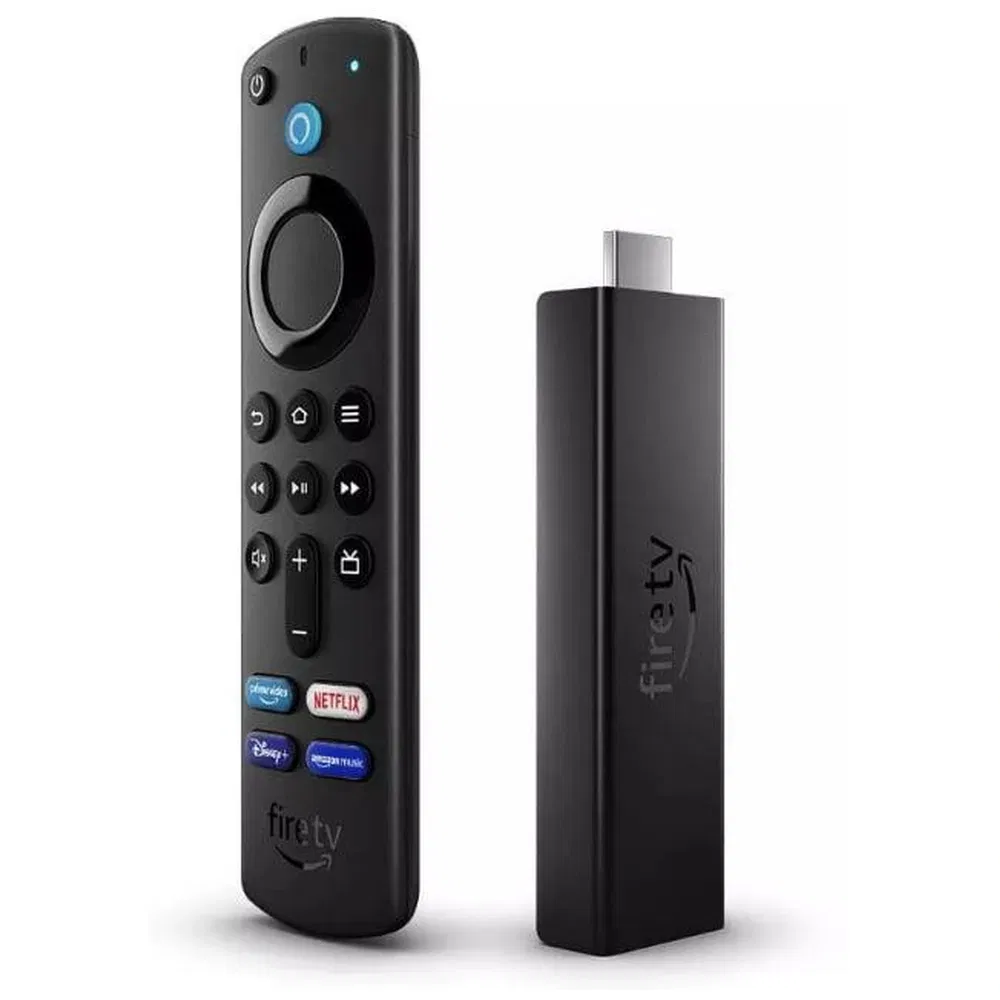 Amazon FireTV Stick 4K Max Streaming Device and Alexa Voice Remote _Black_Right Side_124758