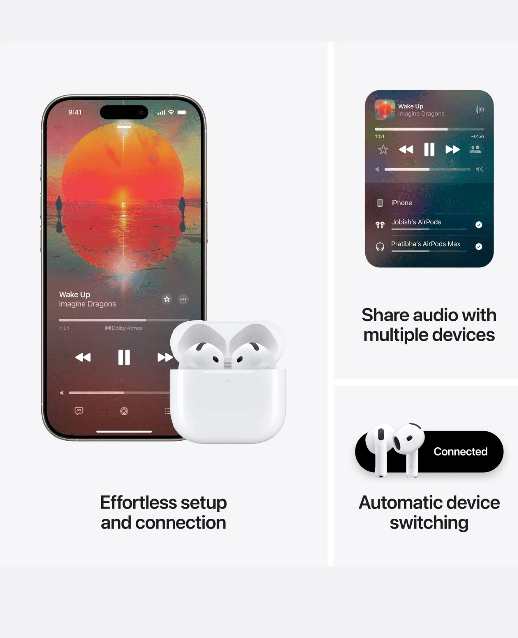 Apple AirPods 4 Wireless Earbuds with Active Noise Cancellation - Unboxed_White_Back_114736