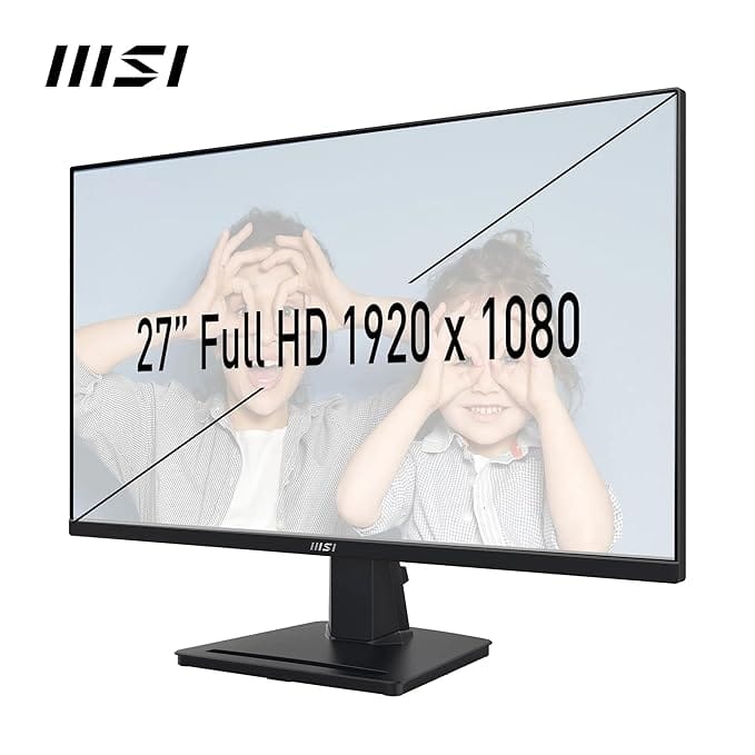 MSI PRO MP275 27 Inch IPS 100 Hz FHD Office Monitor  - Unboxed_Black_Back_88626