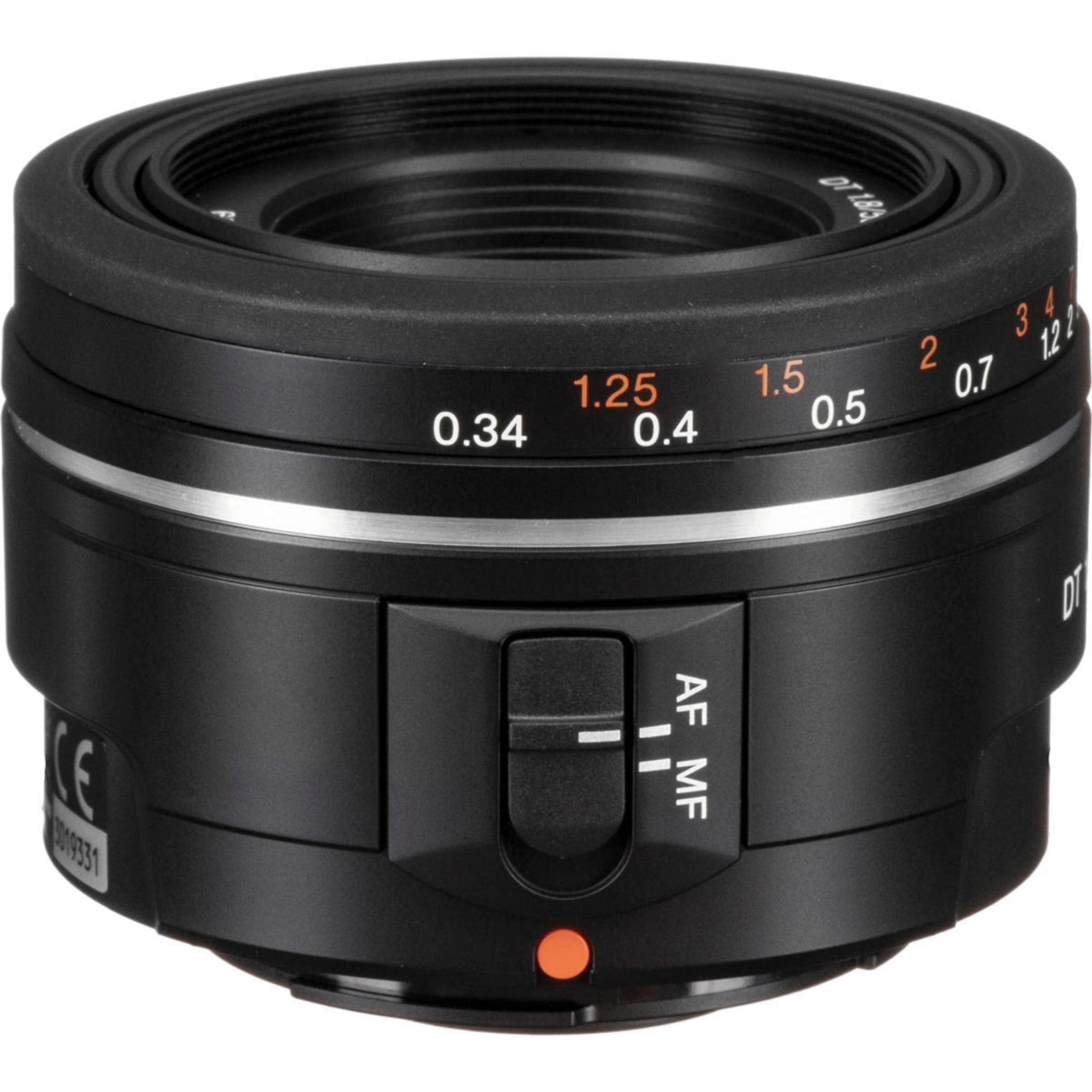 Sony 50 mm f/1.8 SAM DT Prime Lens - Refurbished_Black_Top_123208