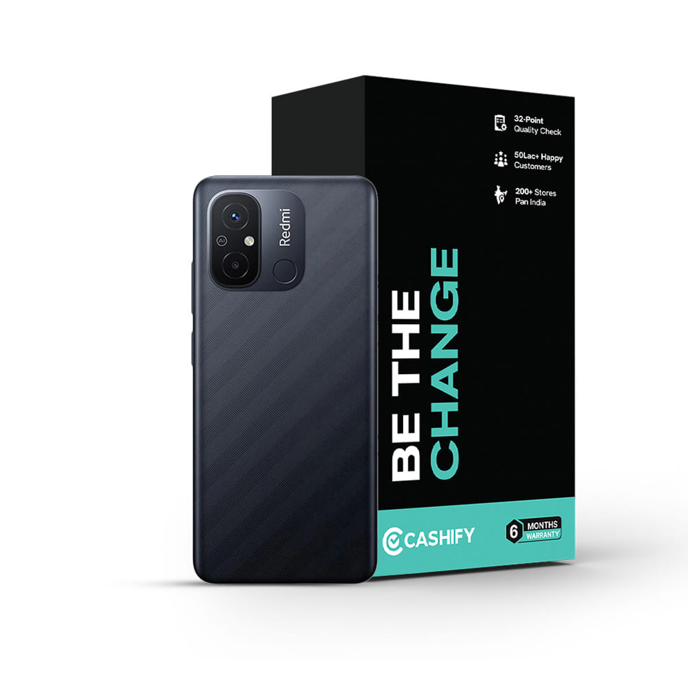 Xiaomi Redmi 12C - Refurbished_Matte Black_Phone With Box_53967