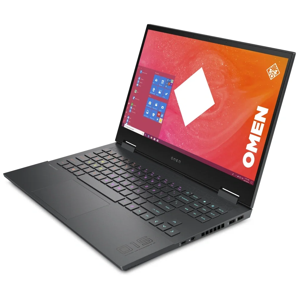 HP/Compaq Omen Series 15-en1036AX (AMD Ryzen7 5000H Series 15.6 Inch)- Refurbished_Black_Bottom_133222