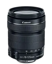 Canon EF-S 18-135mm f/3.5-5.6 IS Lens - Refurbished Good - Black - Refurbished_Black_Top_115717