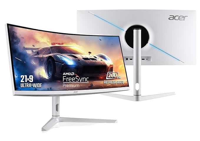 Acer XZ306CX 29.5 Inch 200 Hz 1500R Curved Full HD IPS Monitor - Unboxed