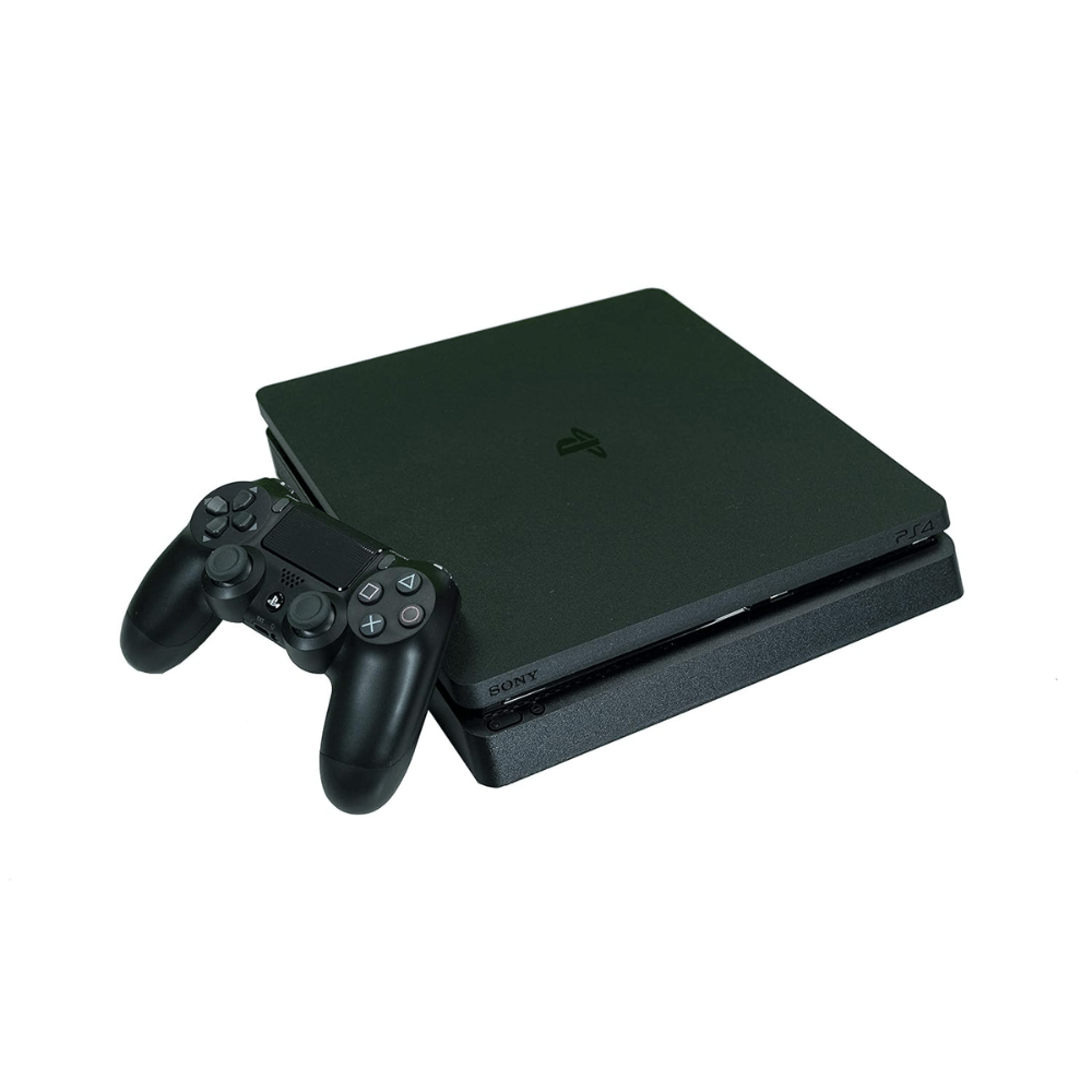 Sony Playstation 4 Slim Gaming Console (PS4)- Refurbished_Black_Back_55718