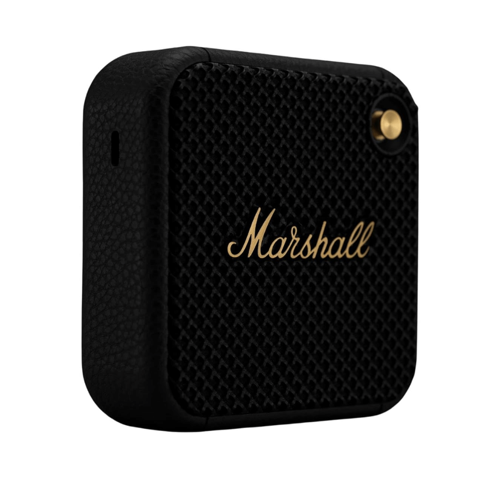 Marshall Willen Bluetooth Speaker - Unboxed_Black Brass _Left Side_59569