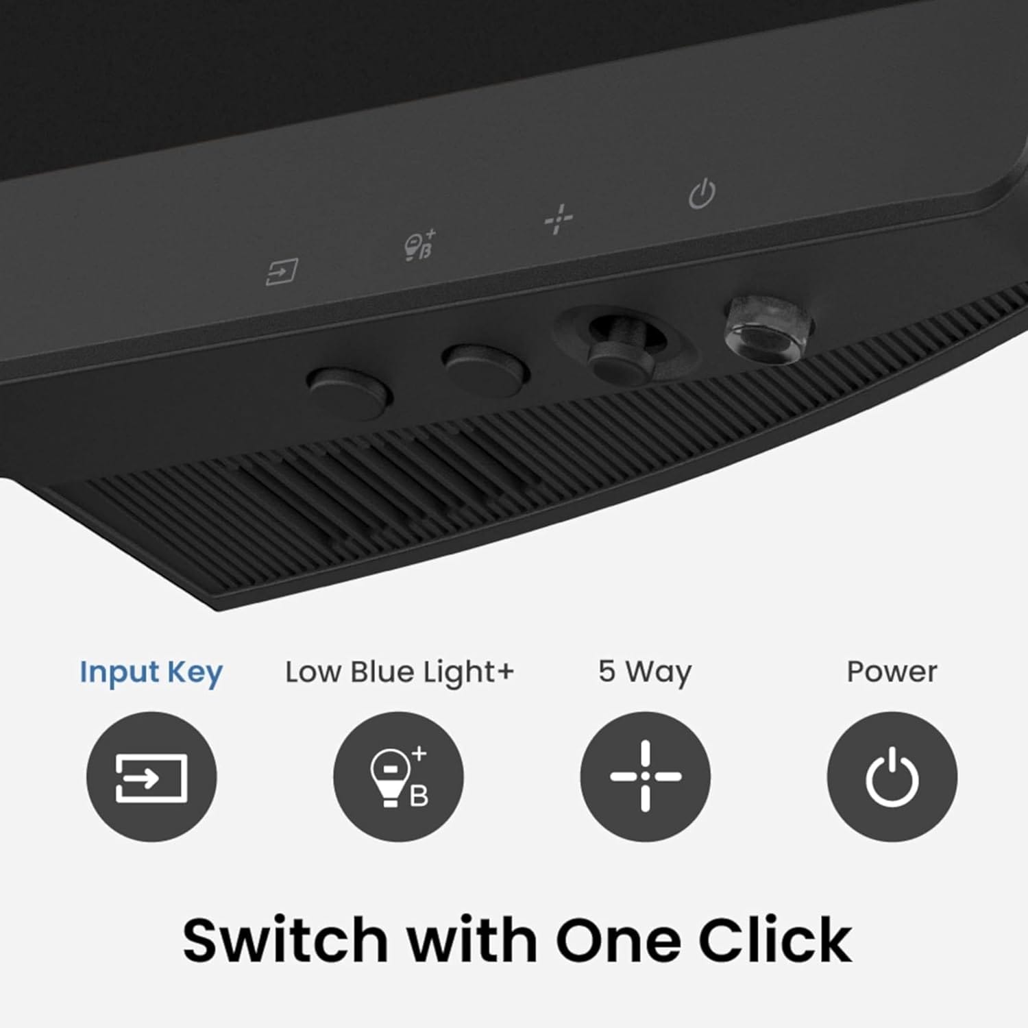 BenQ GW2490 24 Inch IPS 100 Hz FHD LCD Monitor  - Unboxed_Black_Bottom_89685