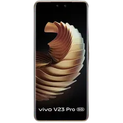 Refurbished Vivo V23 Pro Sunshine Gold front