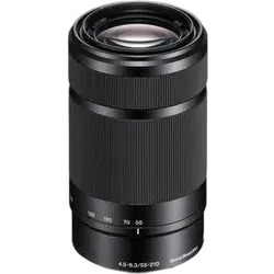 Sony E 55-210mm F 4.5-6.3 OSS Telephoto Zoom Lens - Refurbished Good - Black - Refurbished_Black_Front_73222