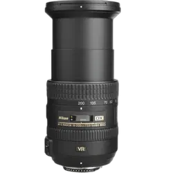 Nikon AF–S DX NIKKOR 18–200mm f/3.5–5.6G ED VR II Telephoto Zoom Lens  - Refurbished_Black_Back_117639